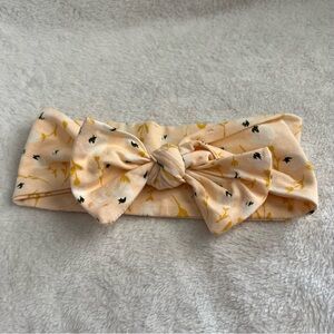 Handmade Floral Bow Headband - One Size